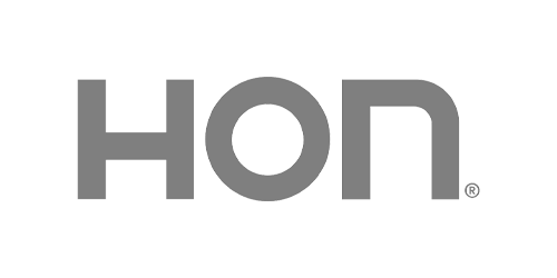 hon logo grayscale Hon logo