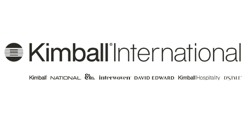 Kimball logo, full-service office furniture